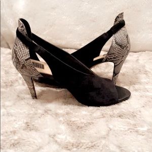 White House Black Market heels, sexy! Worn twice, like new! 3”. Paid $120